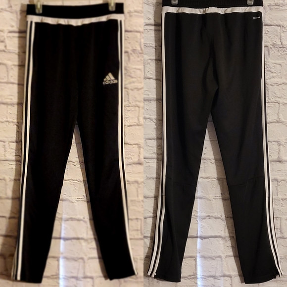 Adidas Youth Climacool 3 Stripe Jogger Sport Pants - Picture 1 of 7
